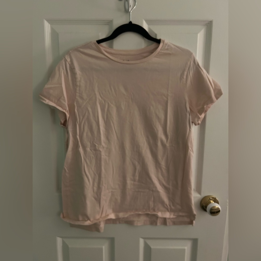 Ladies Bench Scoop Neck Blush Pink T-Shirt
